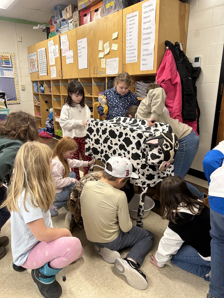 how milk is processed and milked a “cow” with Ms. Hedda