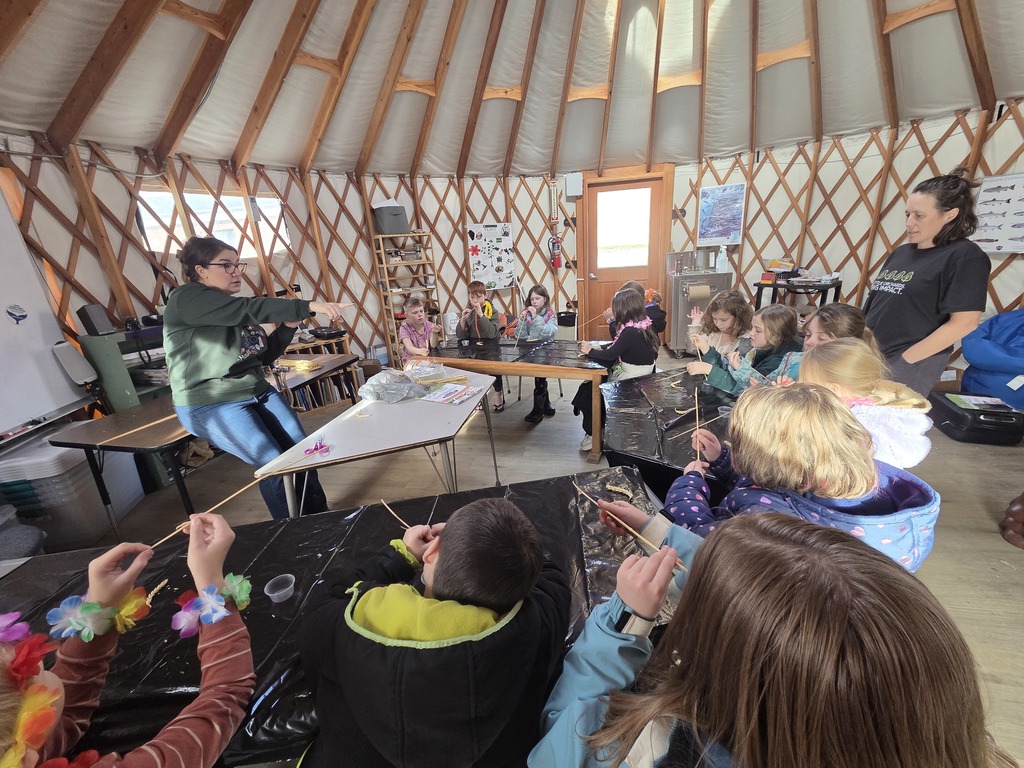 Our third graders enjoyed a special lesson from Melissa from Maine agriculture in the classroom