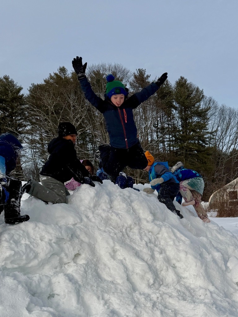 Playing in the snow is the best!