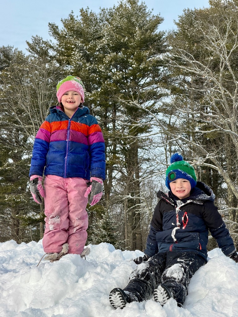 Playing in the snow is the best!