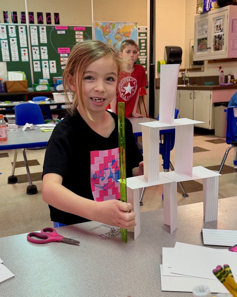 Science Challenge: Can you make a paper tower at least as tall as a ruler?