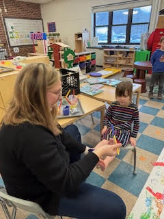 Pre-k started noticing animal tracks outside this week