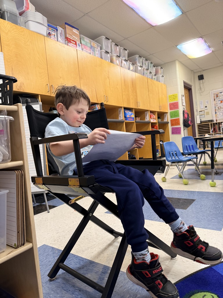 Kindergarteners sharing their pattern books! 