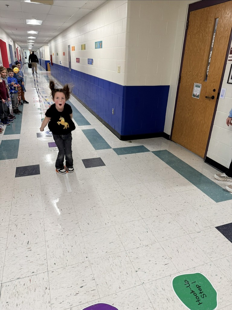 Jump rope with Mrs. Erin! They came to show Mrs. Ellis how well they did at the end of PE! 