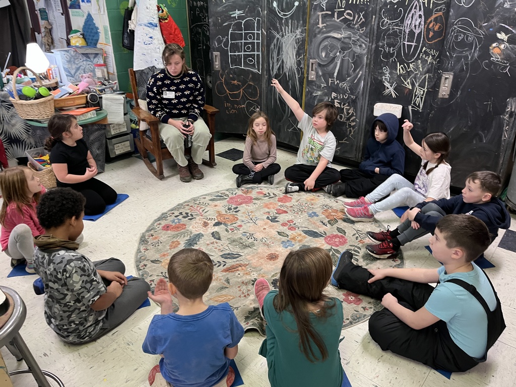 Knox Lincoln County soil and water conservation learning activity in art. Students learned about soil, organisms and benefits of healthy soil for their poster contest compositions. 