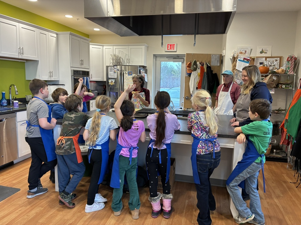 Second graders made soup, crackers, and salad during their visit to the FARMS cooking program at the YMCA!
