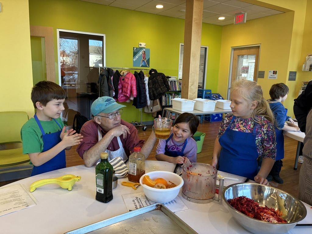 Second graders made soup, crackers, and salad during their visit to the FARMS cooking program at the YMCA!