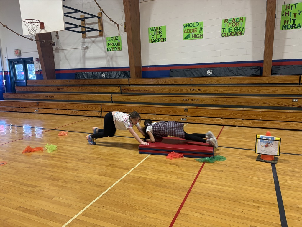 The Winter Olympic Games training has begun in Ms. Erin’s PE classes