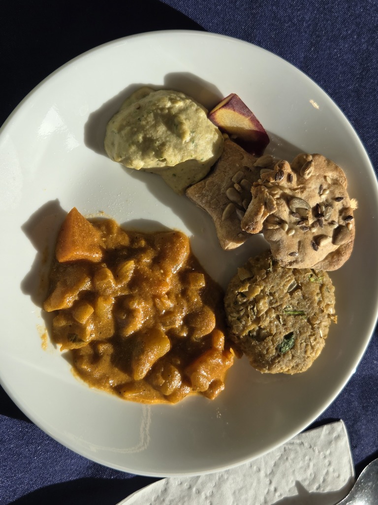 Another great lesson at FARMS for our third graders. They made and enjoyed crackers, hummus, curry, and falafel.