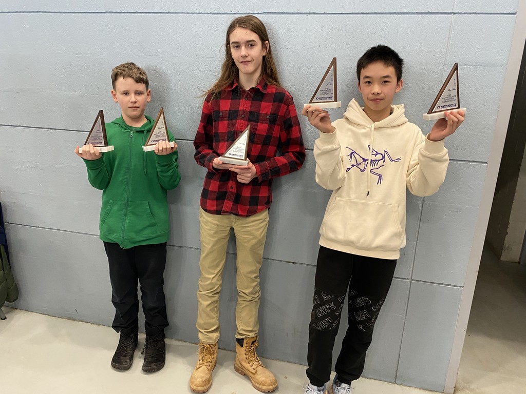 The GSB Math Counts team took 1st place at the regional competition this past weekend!