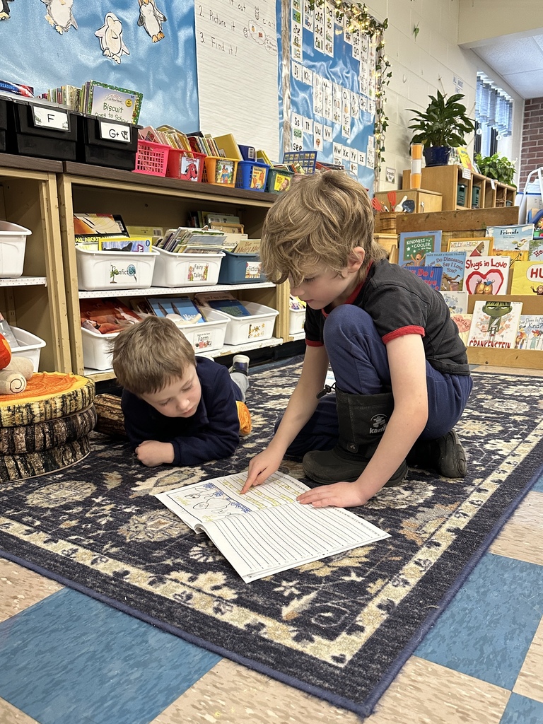 Celebrating and sharing our writing in kindergarten!