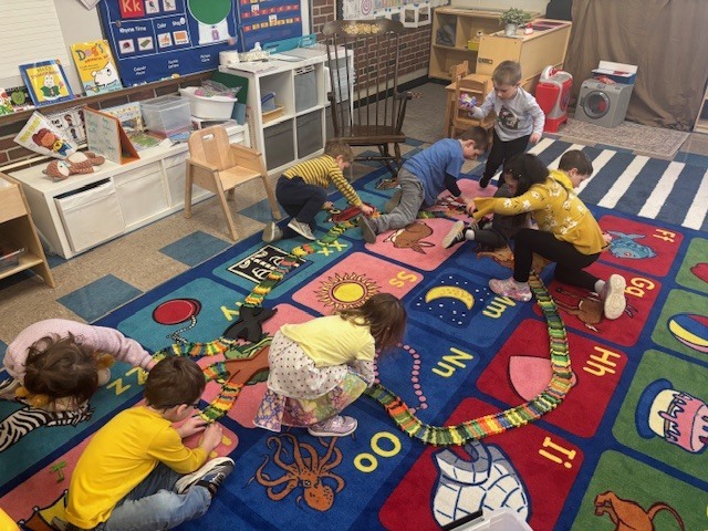 Pre-K is celebrating colors with Color Day!