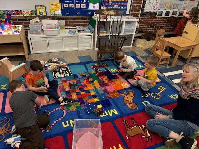 Pre-K is celebrating colors with Color Day!