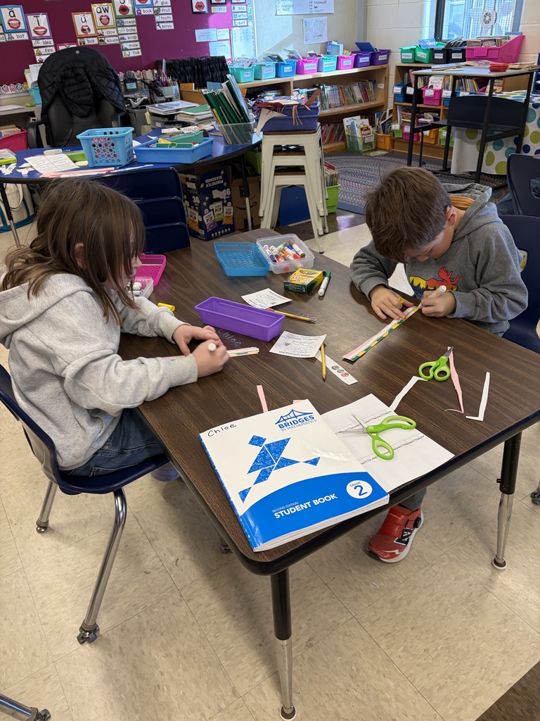 In math, Mrs. Michaud’s class has been working on measurement. 