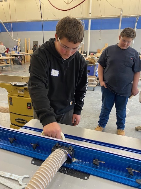 GSB 8th graders at Bath Tech!