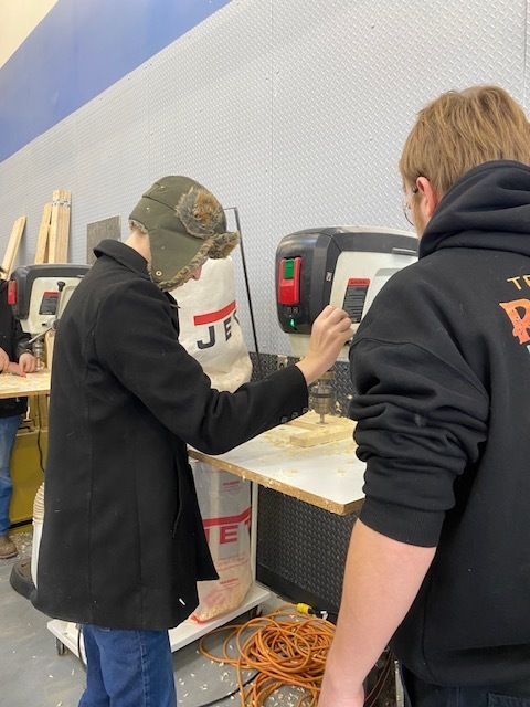 GSB 8th graders at Bath Tech!