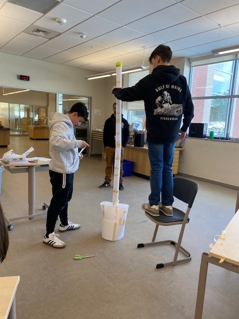 GSB 8th graders at Bath Tech!