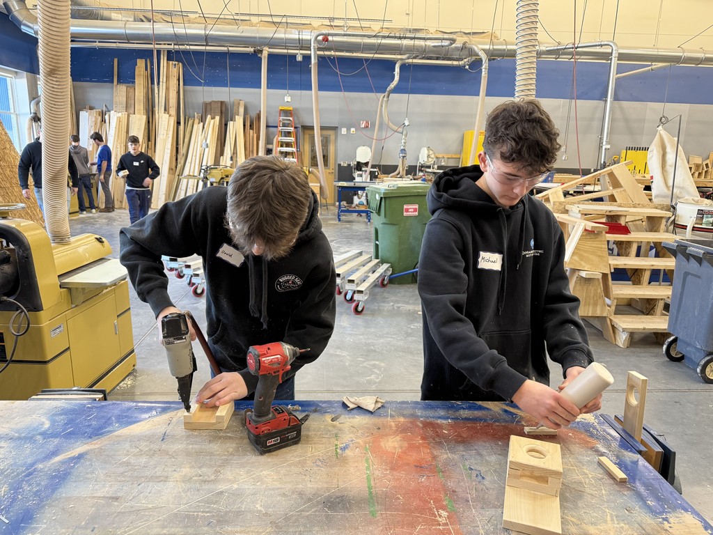 Here are a few more from our 8th grade trip to Bath Technical School.