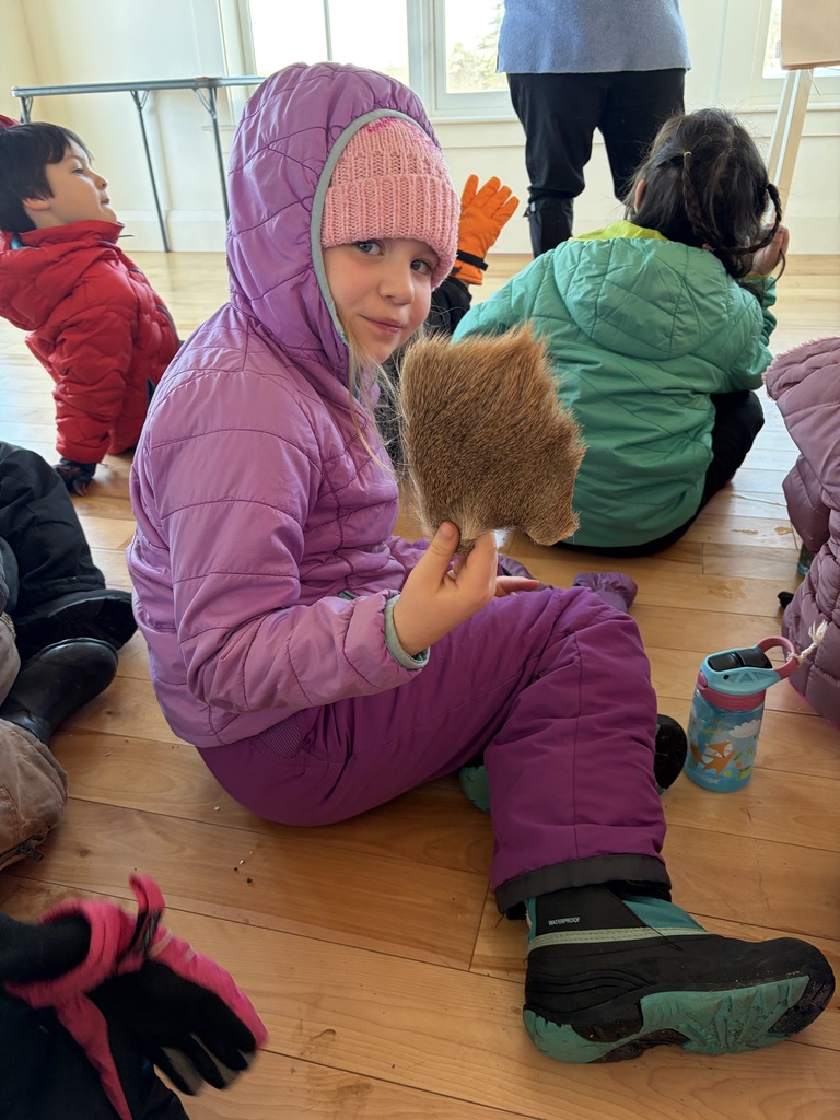 Mrs. Michaud’s class went to Coastal Rivers at Round Top Farm. They loved learning about animal adaptations and shelters. They even got to spend some time sledding!