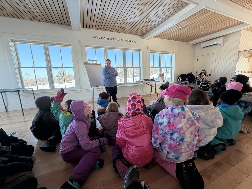 Mrs. Michaud’s class went to Coastal Rivers at Round Top Farm. They loved learning about animal adaptations and shelters. They even got to spend some time sledding!