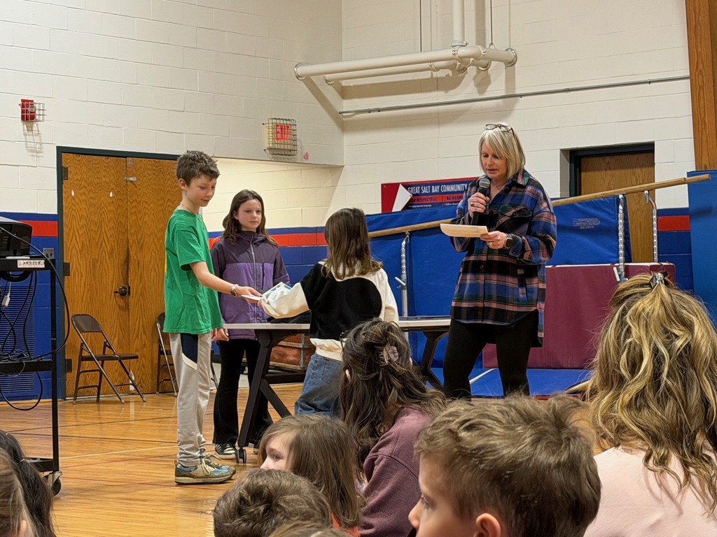 GSB held assemblies for K-4 and 5-8 students on Friday to celebrate student achievement and growth over Trimester 2!