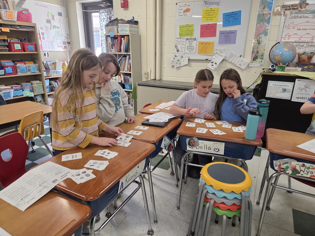 Third graders enjoyed a science lesson by organizing fruits by their traits. They were also surprised to learn that plants have parents!