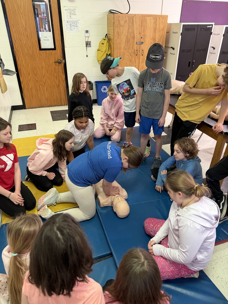 Team Work Crowns and CPR in 3rd and 4th grade PE this week!