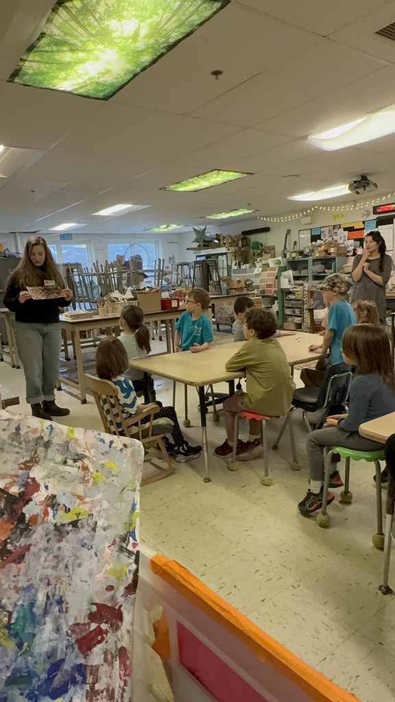 Louisa Crane came to celebrate Jace Krah, for his poster that won first place for all grade 1 submissions of over 5 schools.