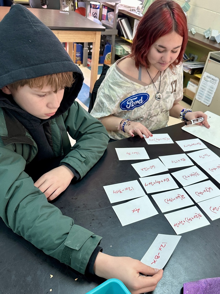 7th graders discover patterns in algebraic terms as they find pairs of equivalent expressions!