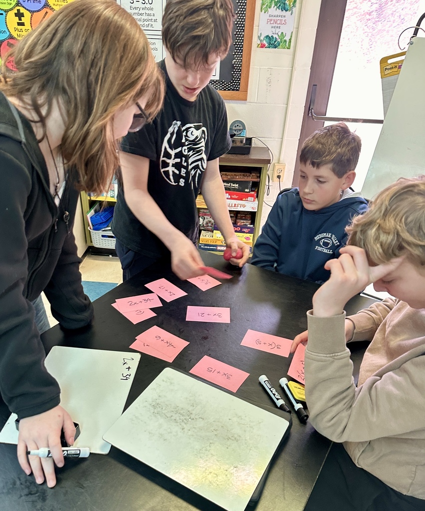 7th graders discover patterns in algebraic terms as they find pairs of equivalent expressions!