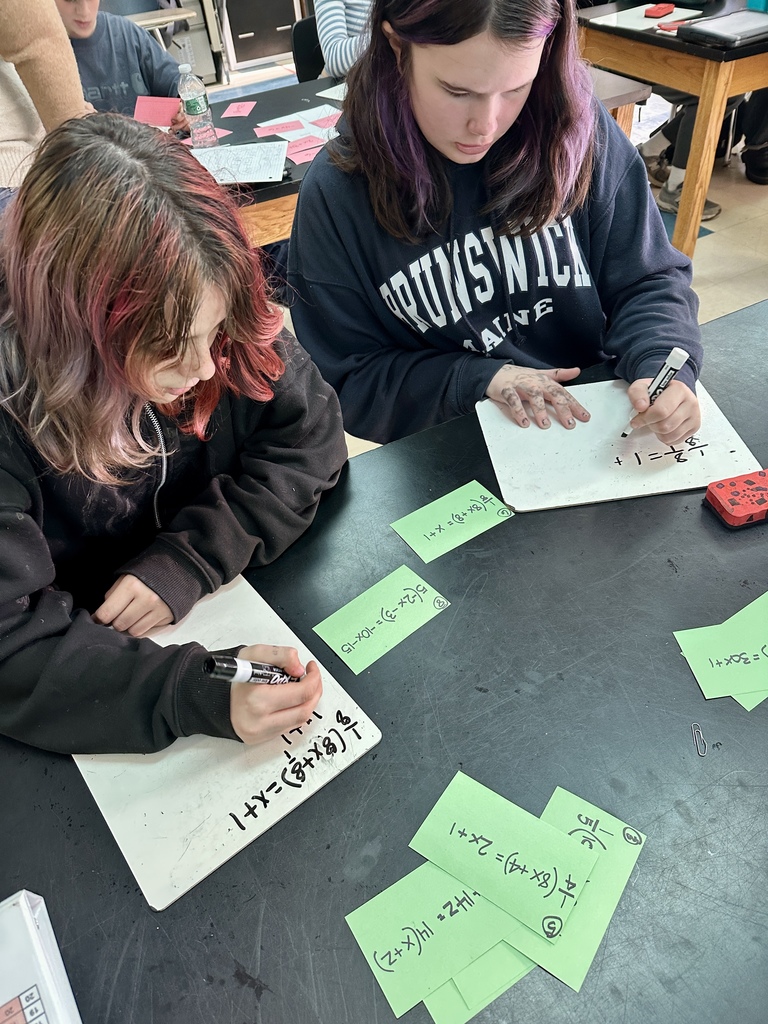 7th graders discover patterns in algebraic terms as they find pairs of equivalent expressions!