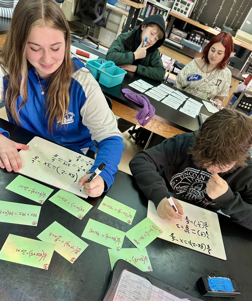 7th graders discover patterns in algebraic terms as they find pairs of equivalent expressions!