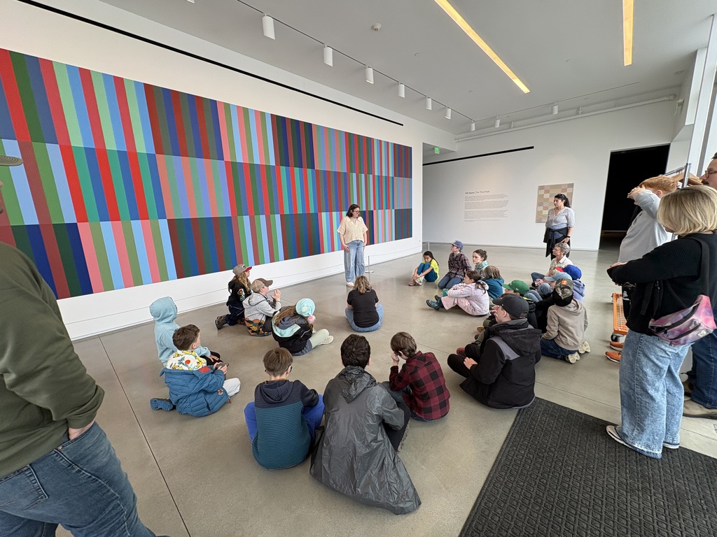 5th graders visited the Center for Maine Contemporary Art with Ms. Rey