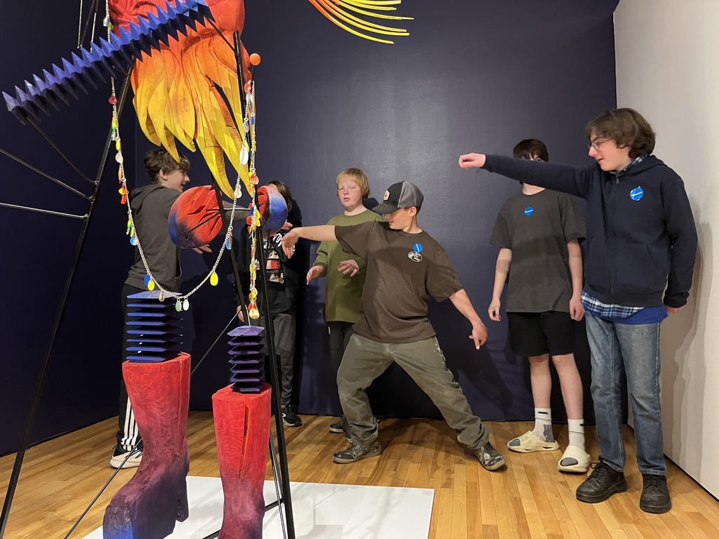 GSB 7th graders went on an art field trip to The Farnsworth, CMCA AND The Strand Improv!