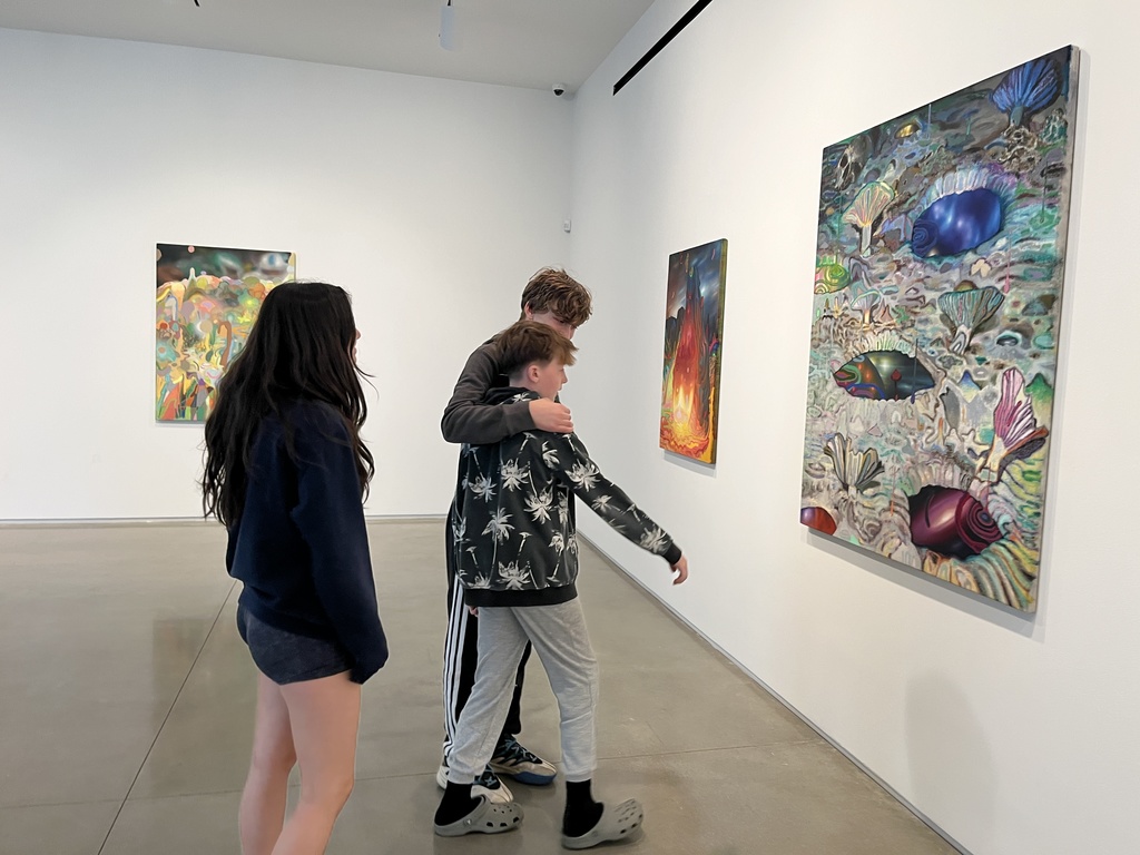 GSB 7th graders went on an art field trip to The Farnsworth, CMCA AND The Strand Improv!