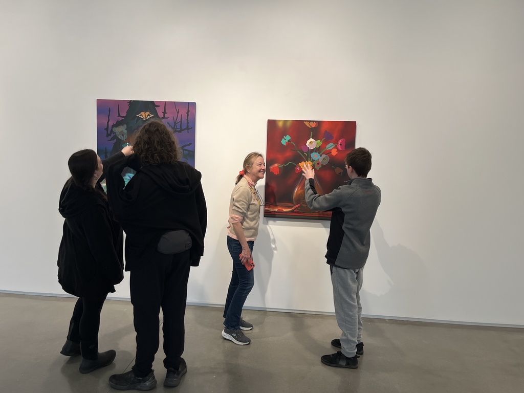 GSB 7th graders went on an art field trip to The Farnsworth, CMCA AND The Strand Improv!