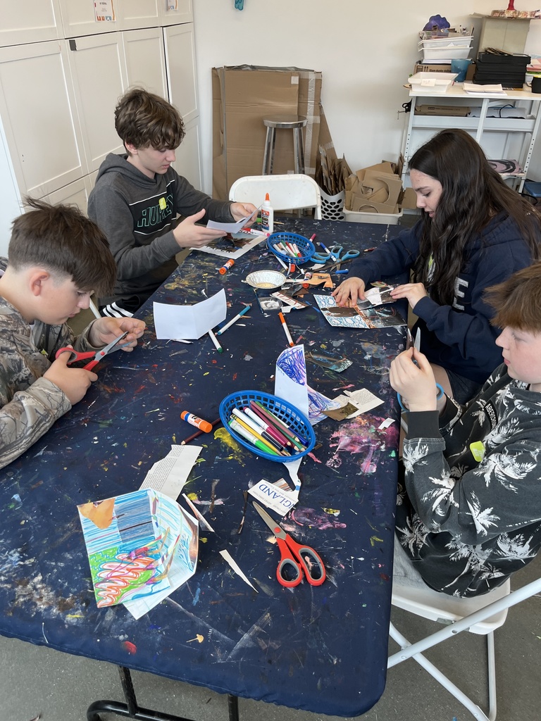 GSB 7th graders went on an art field trip to The Farnsworth, CMCA AND The Strand Improv!