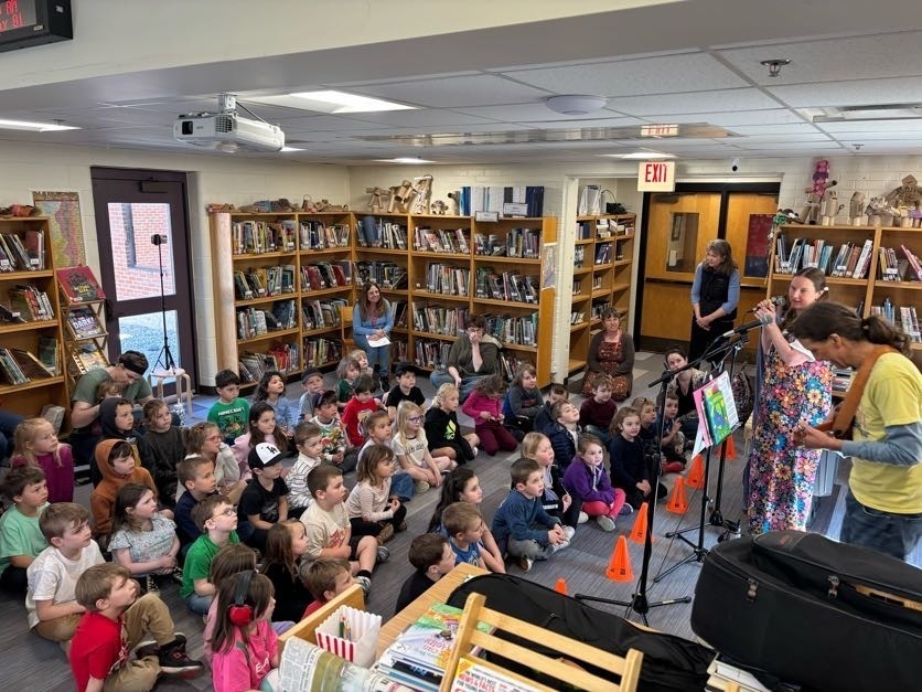 The musical group Kind Kids came to GSB to perform for pre-k and kindergarten. 