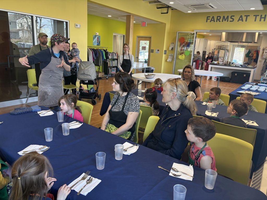 Pre-K cooked up some quinoa salad and break at FARMS
