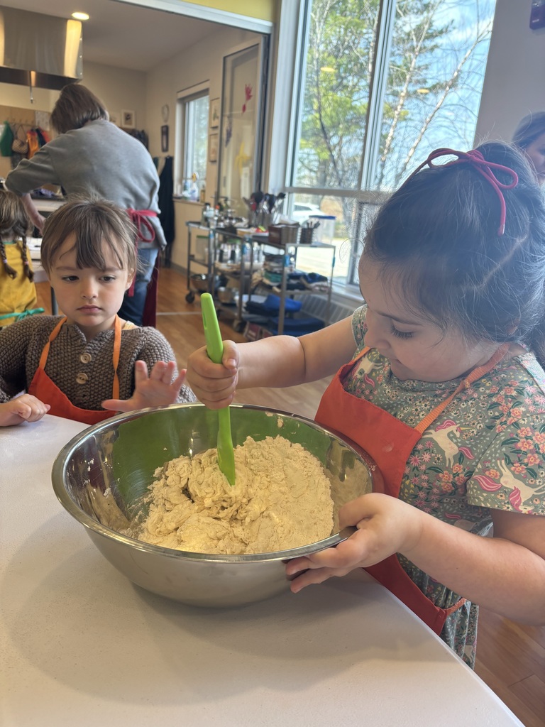 Pre-K cooked up some quinoa salad and break at FARMS