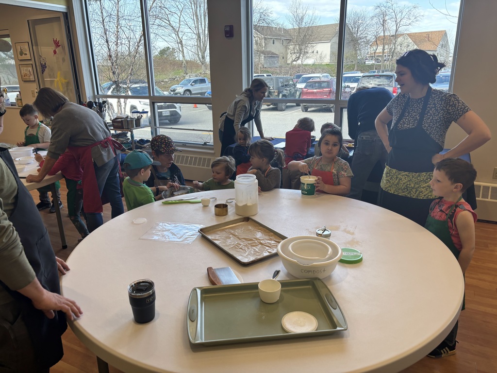 Pre-K cooked up some quinoa salad and break at FARMS