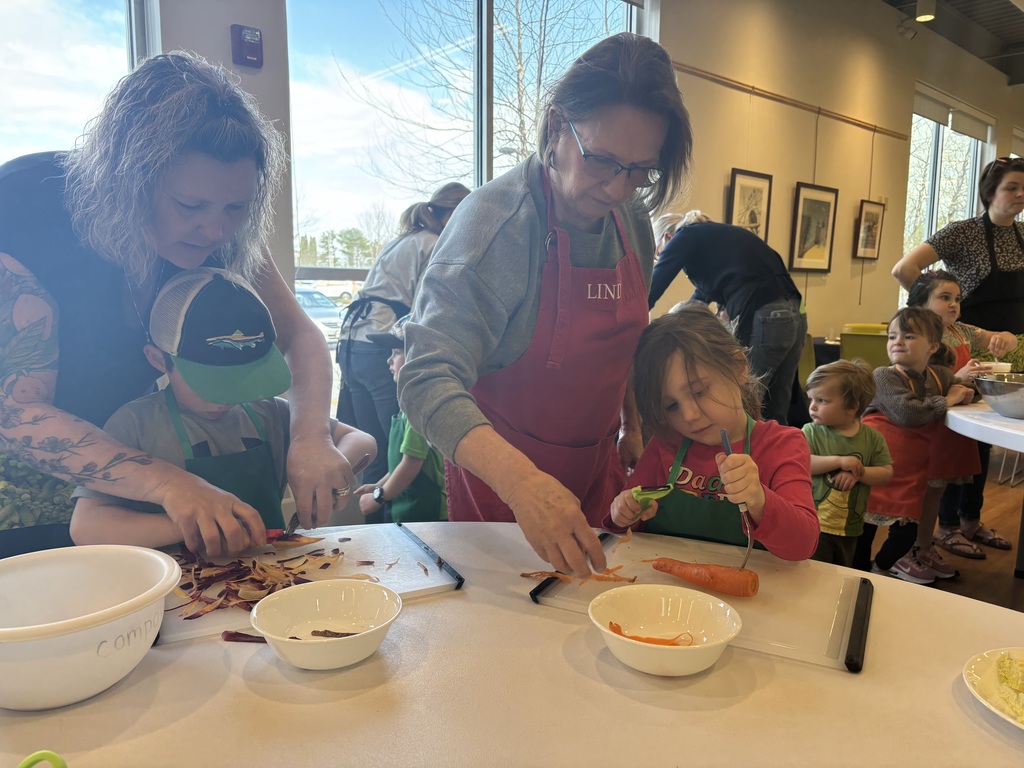 Pre-K cooked up some quinoa salad and break at FARMS