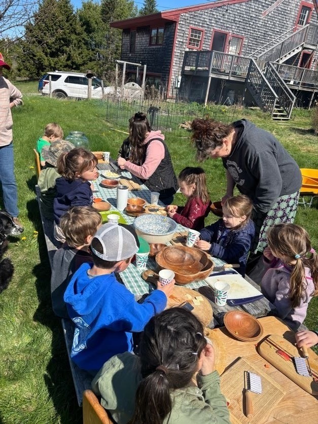 GSB Pre-K read and then make Community Soup!