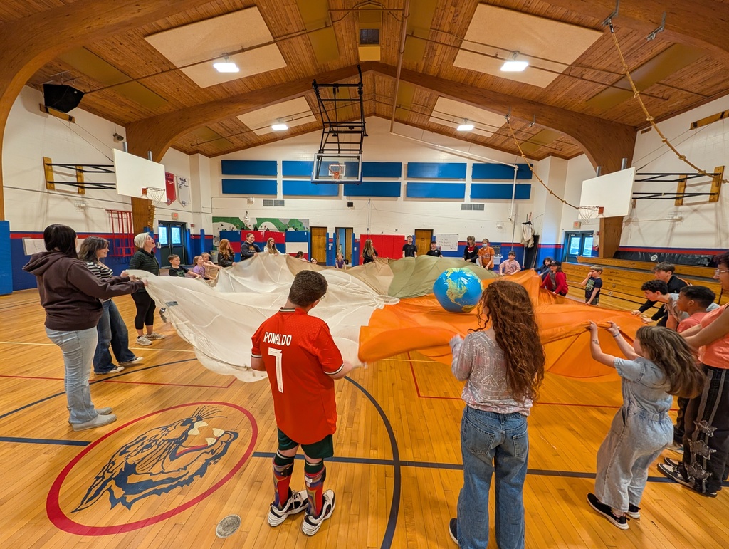 GSB 8th grade students helping Ms. Erin in PE