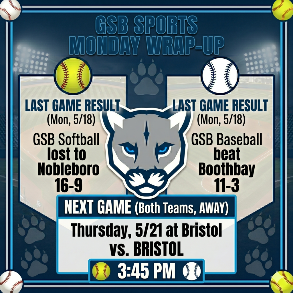 Scores from Monday, 5/18
