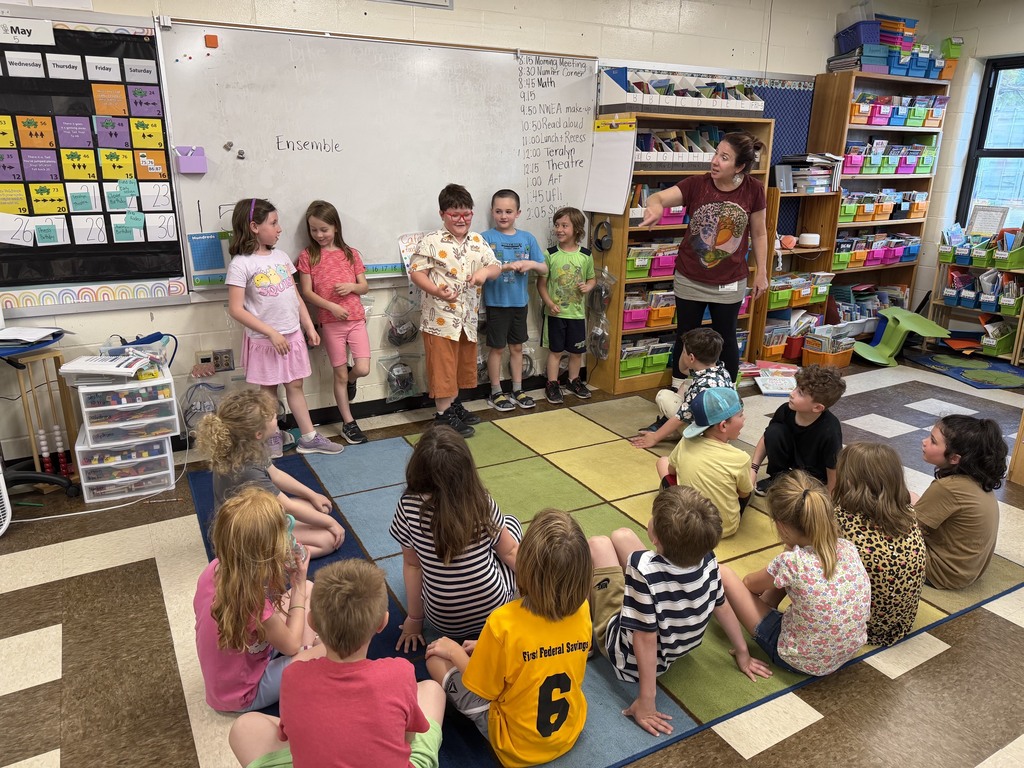 Mrs. Verney’s Class had fun working with Ms. Teralyn from Story Tree Theatre.