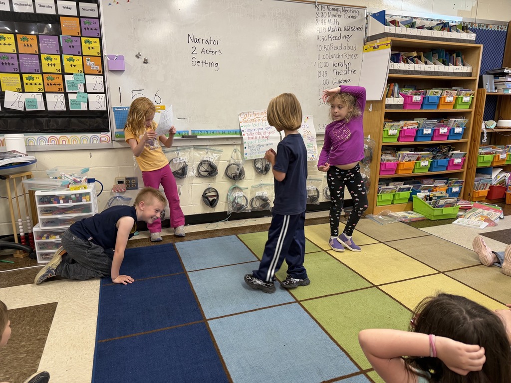 Mrs. Verney’s Class had fun working with Ms. Teralyn from Story Tree Theatre.