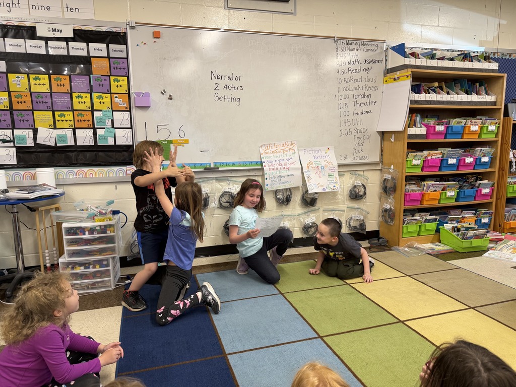 Mrs. Verney’s Class had fun working with Ms. Teralyn from Story Tree Theatre.