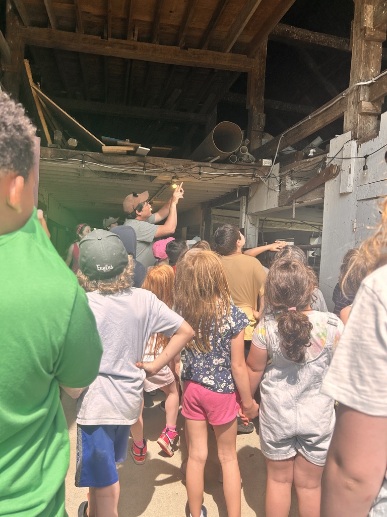 The Milkhouse Dairy Farm and Creamery in Monmouth gave 2nd graders a guided tour of their livestock barns and pastures