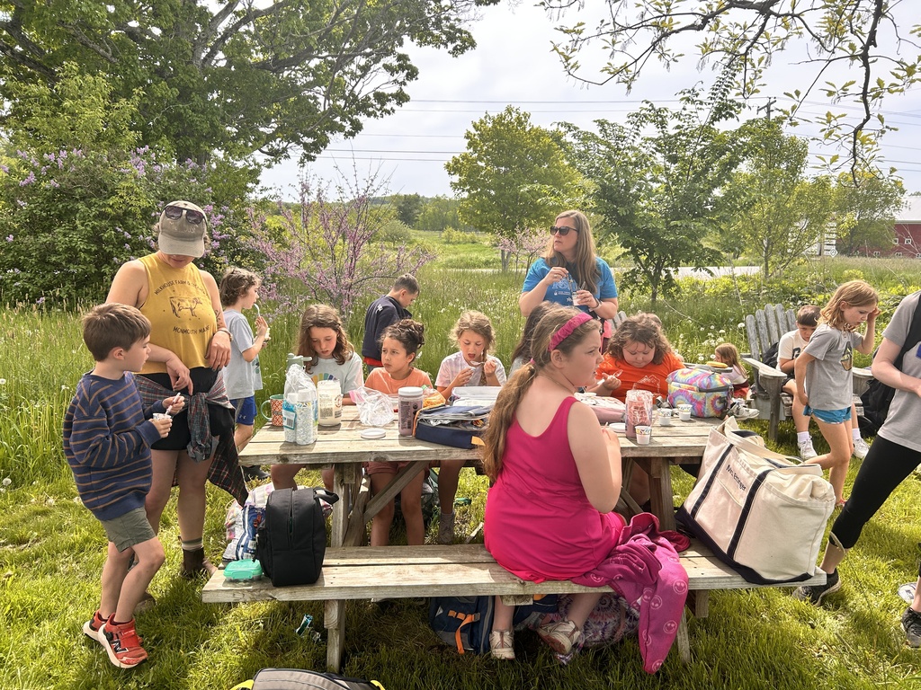 The Milkhouse Dairy Farm and Creamery in Monmouth gave 2nd graders a guided tour of their livestock barns and pastures